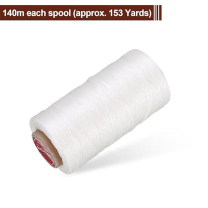 Flat Leather Sewing Waxed Thread