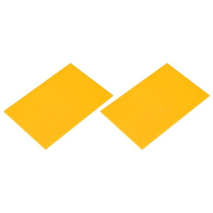 2 Pcs Stained Glass Sheet Mosaic Tile 7.9 Inch x 5.9 Inch Lemon Yellow Stained Glass Sheets for Crafts DIY Art Project