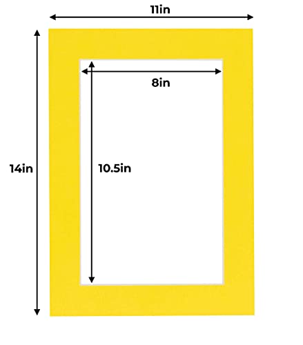 11x14 Mat for 8.5x11 Photo (10 Count)