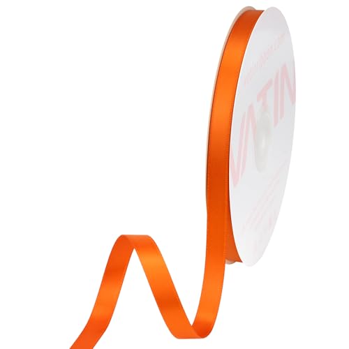 Orange Satin Ribbon 3 (150 Foot)