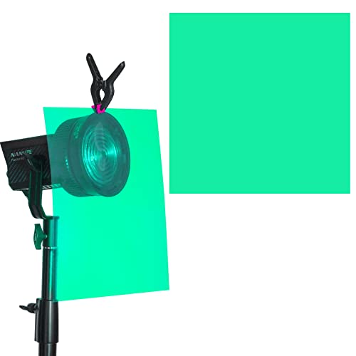 9Pcs Lighting Gels Plastic Gel Light Filter Sheets 11.8 x 11.8 Inch