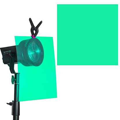 9Pcs Lighting Gels Plastic Gel Light Filter Sheets 11.8 x 11.8 Inch