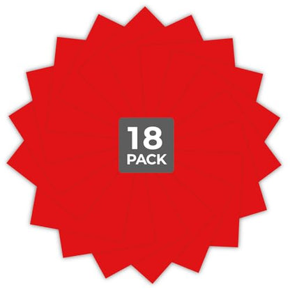 Red HTV Heat Transfer Vinyl (18 Count)
