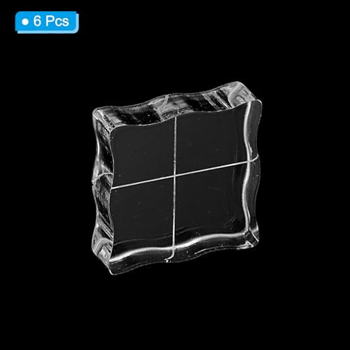 1"x1" Acrylic Stamp Block (6 Count)