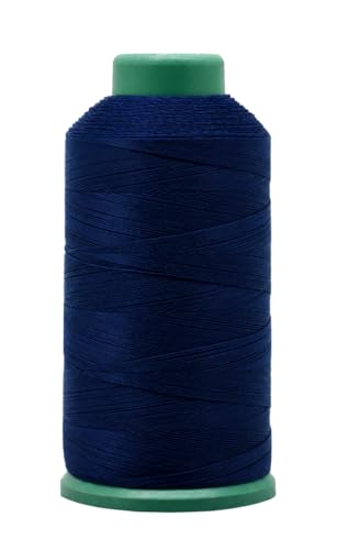 Size 69 210D T70 White Navy Blue Bonded Nylon Thread 6000YDs (18000 Foot)