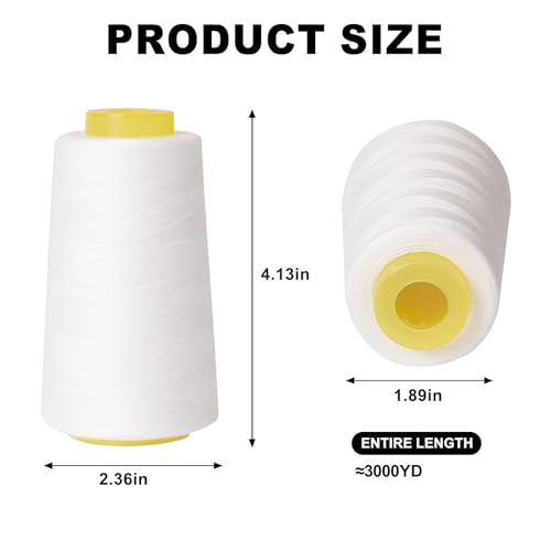 Sewing Thread Cone Set (27000 Foot)