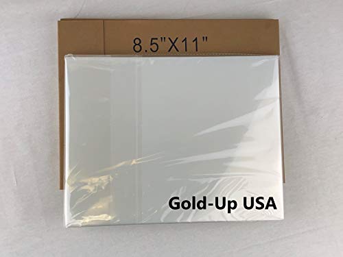 8.5 x 11 Inch Waterproof Inkjet Transparency Film for Silk Screen Printing (200 Count)