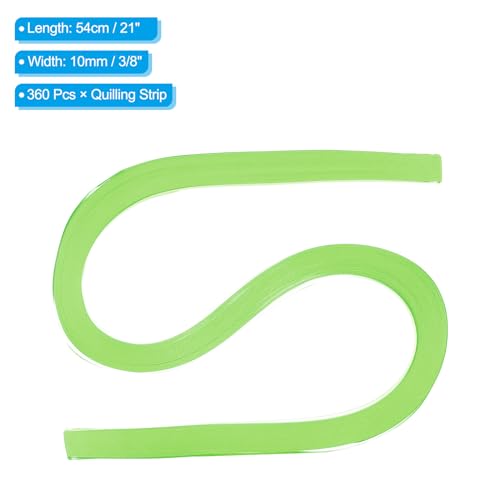 360pcs Quilling Paper Strips Paper Flowers Quilling Kits 3