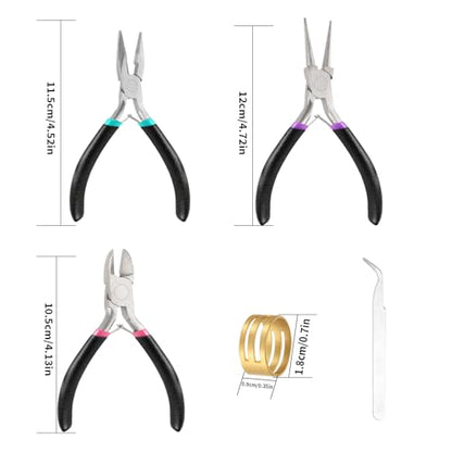 3Pcs Jewelry Making Tools Pliers Kit