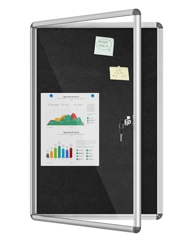 36"x24" Enclosed Bulletin Board