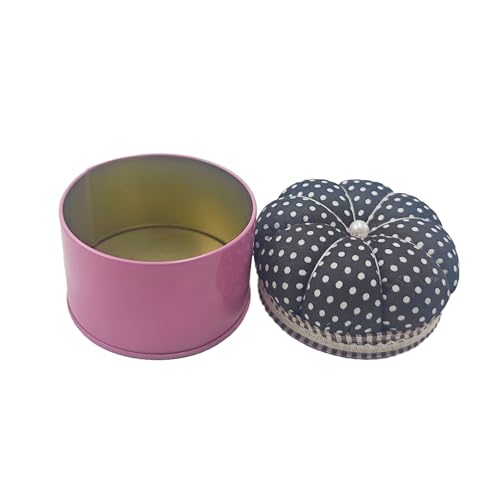 Pumpkin Shaped Pin Cushion with Storage Box