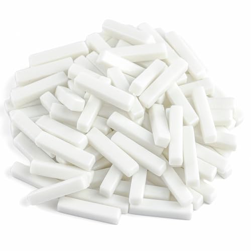 White Mosaic Tiles for Crafts Bulk (5.29 Ounce)