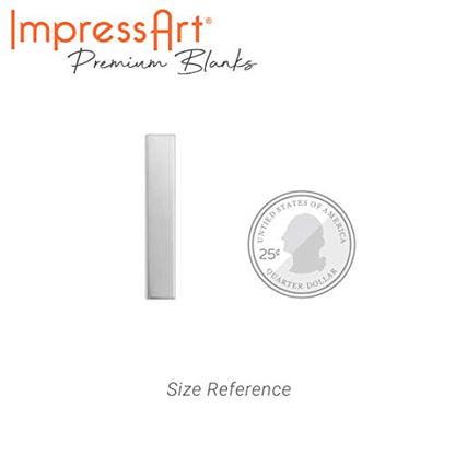 Premium Metal Stamping Rectangle Blanks for Metal Stamping and Jewelry Making (24 Count)