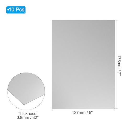 7x5x1 32inch Anodized Aluminum Sheet (10 Count)