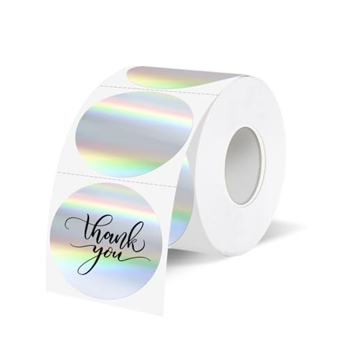 1.5" Holographic Direct Thermal Label Stickers