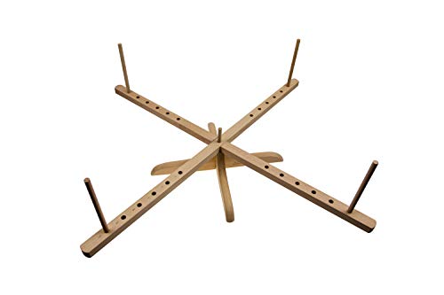 Tabletop Amish Style Wooden Yarn Swift 2.5
