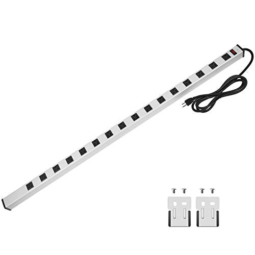 Long Heavy Duty Metal Power Strip