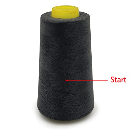 4 Cones of 3000 Yards Each Spool Thread for All Purpose (36000 Foot)