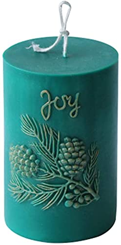 3D Cylinder Pine Cone Candle Mold