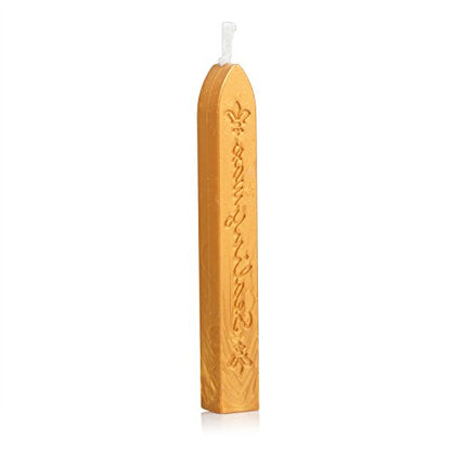 Sealing Wax Stick with Wick Flower De Luce of France Retro 10 Pieces Pack (10 Count)