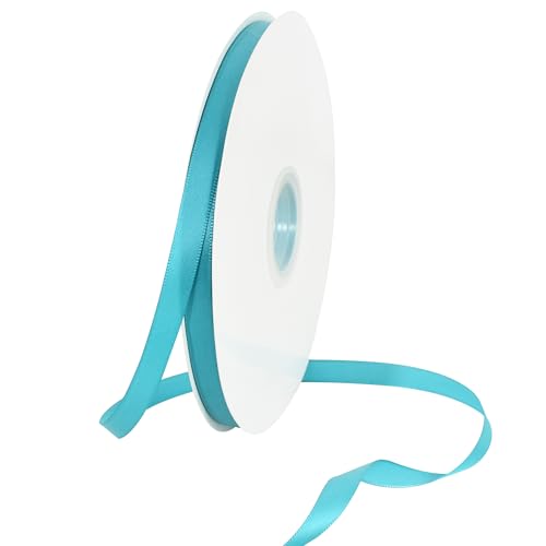 100yds 3 8 Inch Teal Blue Satin Ribbon for Craft Gifts Wrapping