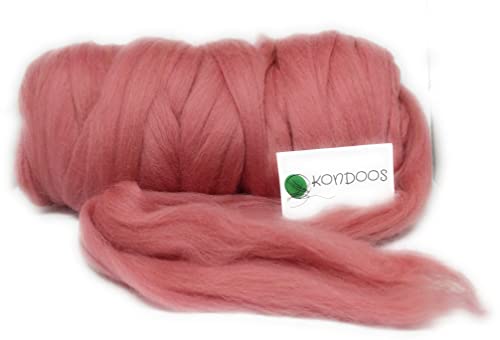 Colored Natural Wool roving (16 Ounce)
