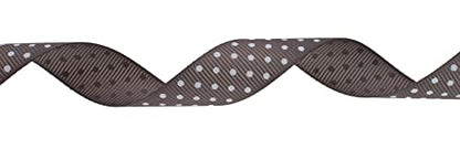 Polka Dot Grosgrain Ribbon 25 Yard Each Roll 100% Polyester