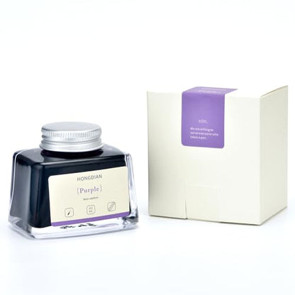 Hongdian Fountain Pen Bottled Ink Purple Color (2.0288 Fl Oz)