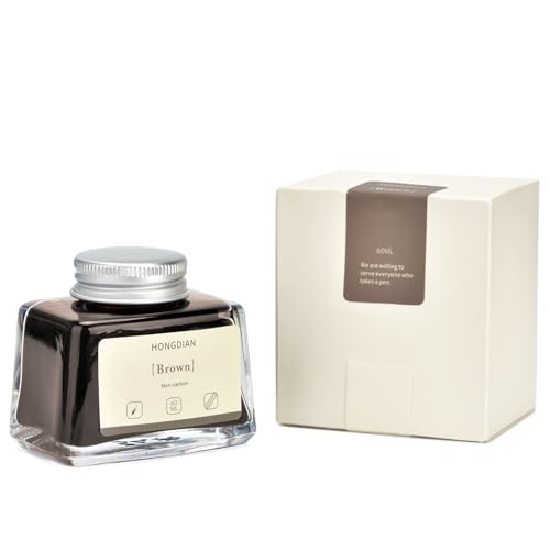 Hongdian Fountain Pen Bottled Ink Brown