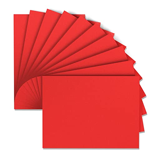 Red Foam Sheets Crafts 9x12 Inch 2mm Eva Color Craft Foam Paper for Crafts Project Preschoolers Classroom Scrapbooking DIY Cosplay (10 Count)