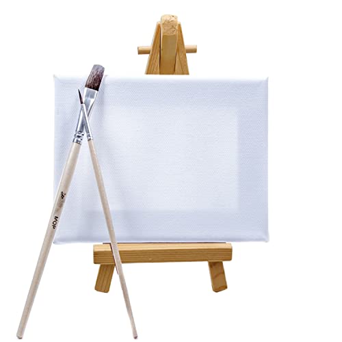 10 Pcs 7.5 Inch Mini Wood Display Easel (10 Count)