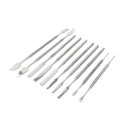 10 Pc Stainless Steel Spatula Wax & Clay Sculpting Tool Set