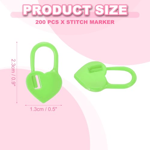 200pcs Stitch Markers for Crocheting