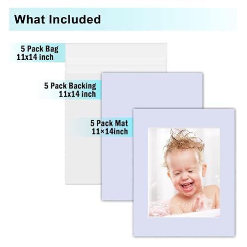 Pack of 5 White Pre