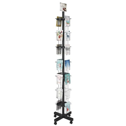 28 Pockets Countertop Rotating Greeting Card Rack