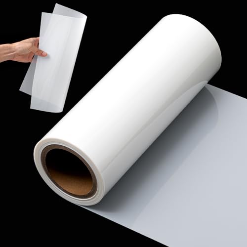 12 Inches x 80 ft 6 Mil Rolls Blank Stencil Sheets Acetate Sheets Clear Template Material Reusable Acetate Rolls for Crafts Stencil Paper Vinyl for Cutting Machines