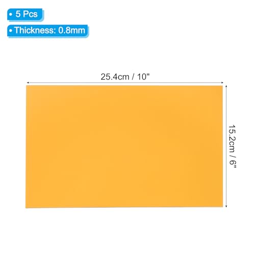 6x10 Inch Anodized Aluminum Sheet Metal (5 Count)