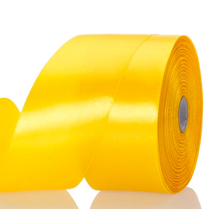2 Inch Yellow Solid Satin Ribbon for Gift Wrapping