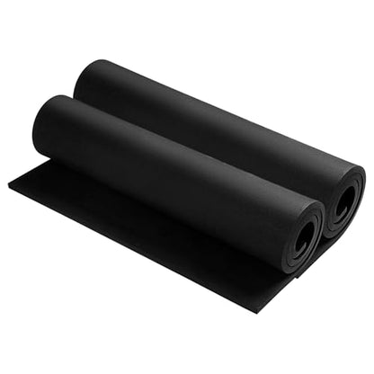 6mm EVA Foam Sheets Roll 16x59in Black 2pcs for Cosplay 90kg