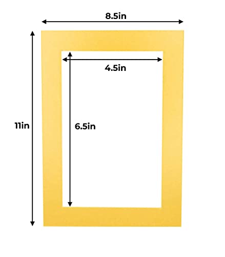 5x7 Mat for 8.5x11 Frame (25 Count)