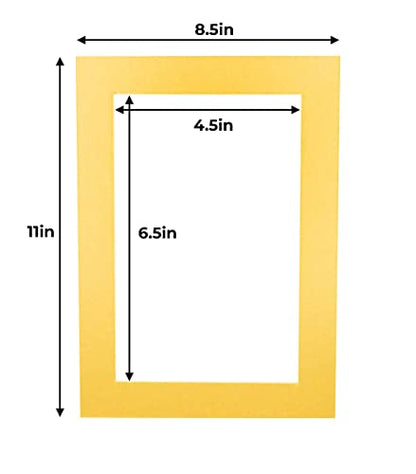 5x7 Mat for 8.5x11 Frame