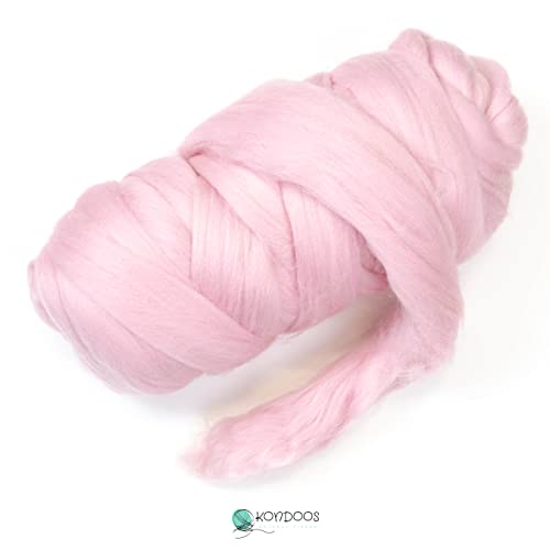 Colored Natural Wool roving (16 Ounce)