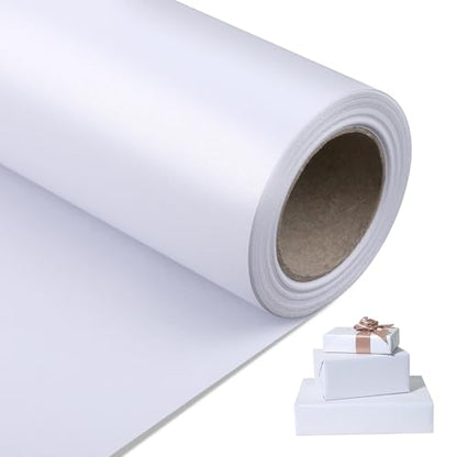 White Matte Wrapping Paper (46.58 Sq Ft)