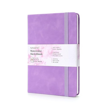 100% Cotton Watercolor Journal Sketchbook (1800 sq inches)