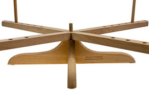 Tabletop Amish Style Wooden Yarn Swift 2.5