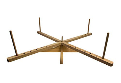 Tabletop Amish Style Wooden Yarn Swift 2.5