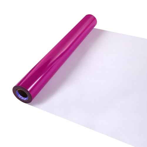 Neon Purple HTV Iron on Vinyl 12Inch by 12ft Roll HTV Heat Transfer Vinyl for T