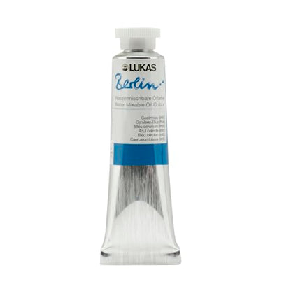 Berlin Pro Artists Water Mixable Oil Paint 37 ml Tube Cerulean Blue Hue