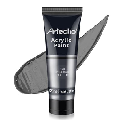 Black Acrylic Paint (4.05 Fl Oz)