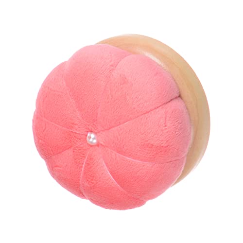 Wooden Base Needle Pincushions Pin Cushions Watermelon Red